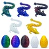Niville 5PCS 3D Printed Dragon Eggs with Dragon Inside, 2