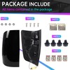 KAKABAS Smoked Black LED Tail Light Compatible with Dodge RAM