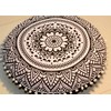 Round Mandala Floor Pillow Cover Seating Cushion Throw Cover Hippie