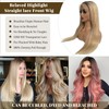 Highlights Lace Front Wigs Human Hair Ombre 13x6 HD Straight