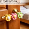 5 Pieces Flower Door Handle Covers | Silicone Anti-Collision and