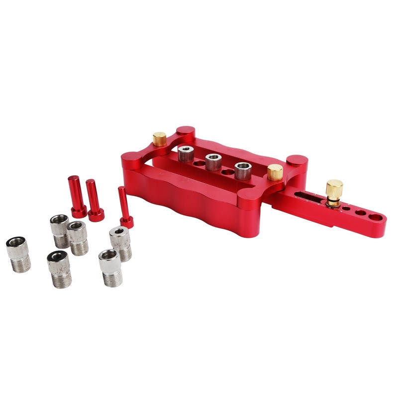 Self Centering Doweling Jig Borehole Locator with Scale Kit DIY