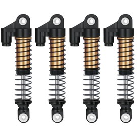 WEFEINO 4PCS 56mm Aluminum RC Shock Absorber Damper for Tra-xxas TRX4M 1/18 RC Crawler Upgrade Parts