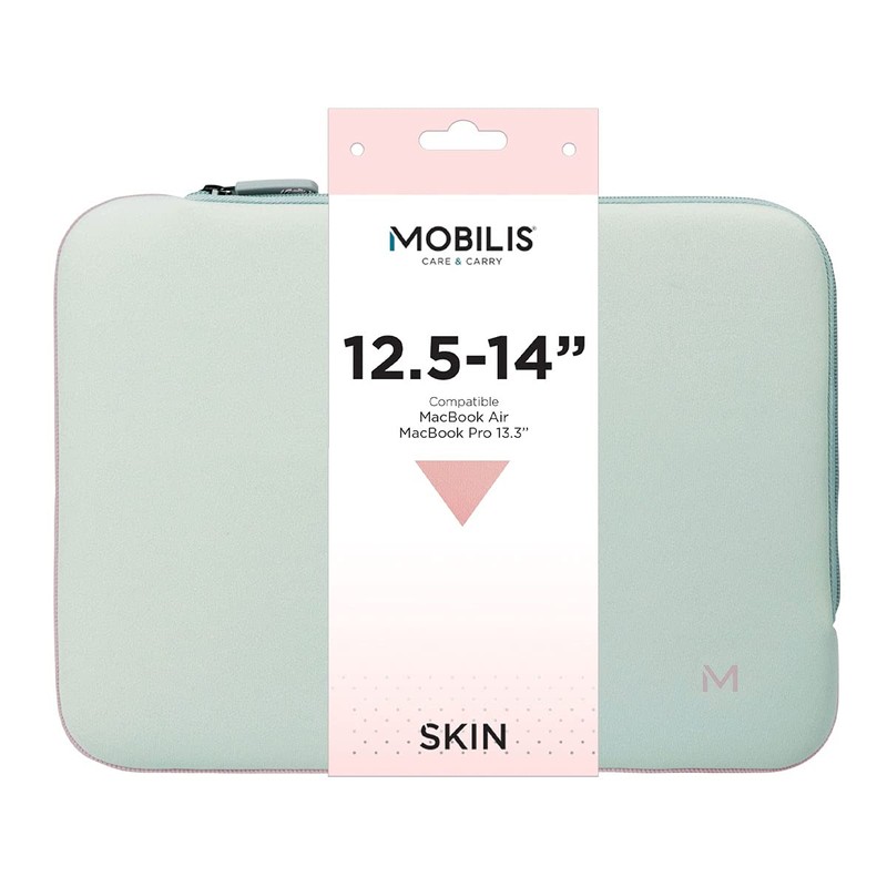 Sleeve Sleeve Laptop Bag Grey/Pink 12,5-14 pouces