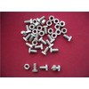 20 x Greenhouse Glasshouse Aluminium Cropped Head Nuts and Bolts