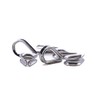 Stainless steel wire rope thimble eyelet marine grade A4 316