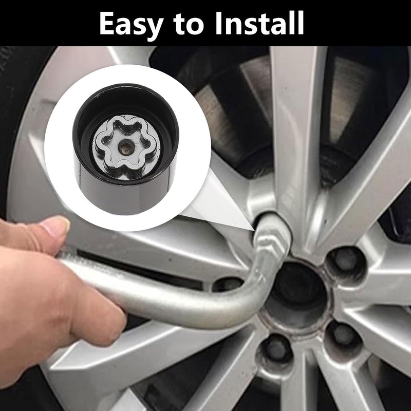 BRIOTA Screw Socket Wrench Tool 524, Anti Theft Car Locking
