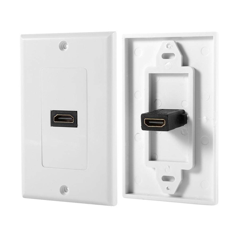 Tosuny Panel de Pared Nuevo 1 Puerto HDMI - Compatible