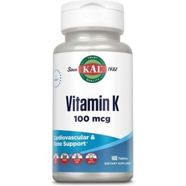 Kal 100 Mcg K1 Tablets 100 Count, 100 Tablets, 1 Piece / Kal 100 Mcg K1 Tablets 100 Count, 100정, 1개