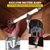 VEVOR 100PCS Oscillating Saw Blades, Quick Release Multitool Blades Kit,