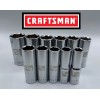 CRAFTSMAN Tools 11pc 1/2" Drive DEEP SAE 6 point socket
