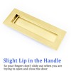 Dontay Sliding Pocket Door Handles, 304 Stainless Steel Non Locking
