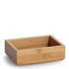 Zeller 13318 Organiser Box Set of 2 Bamboo Approx. 14.5