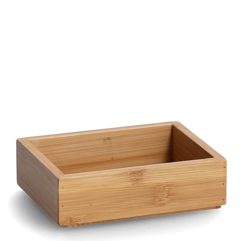 Zeller 13318 Organiser Box Set of 2 Bamboo Approx. 14.5