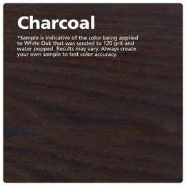 Rubio Monocoat Wood Stain & Finish Sample - Charcoal | Oil Plus Part A | Quick-Dry, Eco-Friendly Linseed Wood Oil for Indoor Use | Ideal for Sampling Oil Plus 2C & Touch Ups | 100 mL