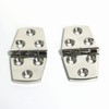 POFET 4pcs Durable 316 Marine Stainless Steel Casting Strap Hinge