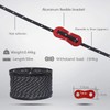 Hikeman 50m Reflective Guyline Solid Braid Nylon Camping Rope with