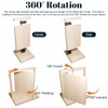 Hidden Door Hinge, 360° Rotating Pivot Hinge, 570lbs Load-Bearing Door