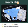 Urine Collector Bag, Prevent Leakage Portable Silicone Urinal with Catheter