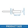 A ABSOPRO Dome Head Closed Sealing Rivets 3.2mm Grip Diameter
