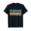 Retro Durham North Carolina NC Souvenir Gift T-Shirt
