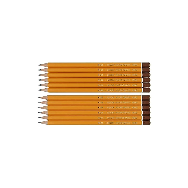 KOH-I-NOOR 1500 B Graphite Pencil (Pack of 12)