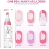 6 Plumas de Esmalte 3 en 1 Ojo de Gato