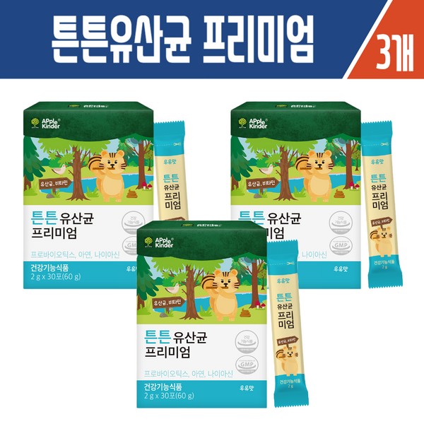 Haesoldam Apple Kinder Strong Lactobacillus Premium 30 sachets x 3