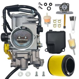 Cylinman 16100-HN1-A43 Carburetor Fit for Honda Sportrax 400 TRX400EX 1999-2008 TRX400X 2x4 2009-2014 With Air Filter Fuel Petcock 16100-HN1-003 16100-HN1-A40 16100-HN1-A41
