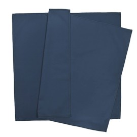 Style Decor W5104000 Table Napkin/Torchon, Set of 2, Solid Ox / Navy Blue, Dish Towel, Napkin, Color Napkin, Thick, Dish Towel