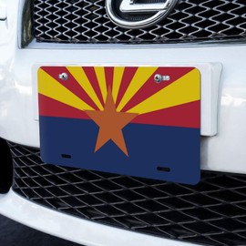 Graphics and More Arizona State Flag Novelty Metal Vanity License Tag Plate