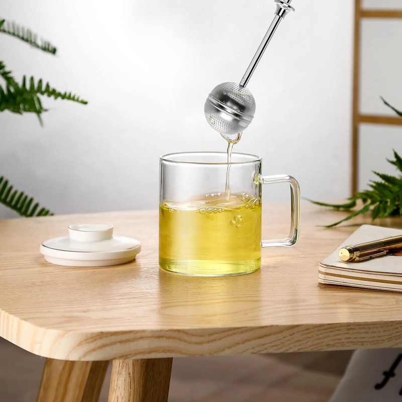 Numola Long Handle Tea Ball Stainless Steel, 2Pcs Premium Tea