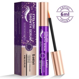Eyelashes Growth Serum - 6ml for Natural Lashes, Extensions & Eyebrows, Thicker, Fuller & Longer Looking Eyelashes, Lash Enhancing, Vegan & Cruelty-Free