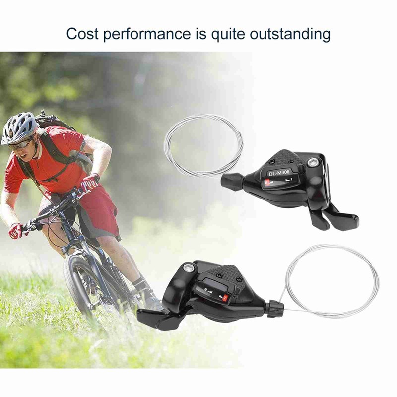 1 Pair Triple Speed Bicycle Gear Shift Derailleur Left/Right Shifter