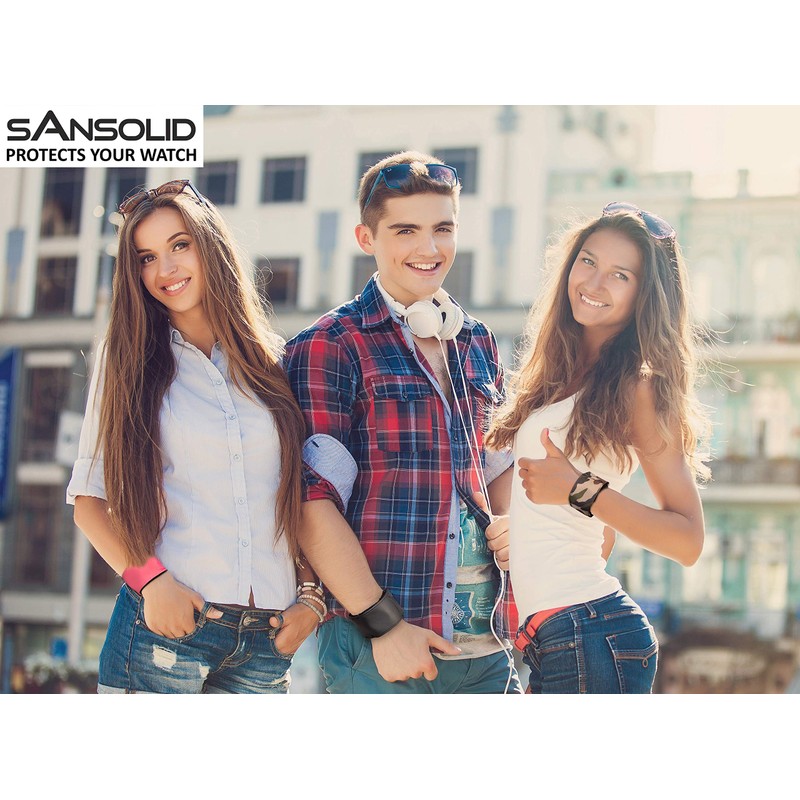 SANSOLID Tactical Military Watchband Cover To Keep And Protect Your