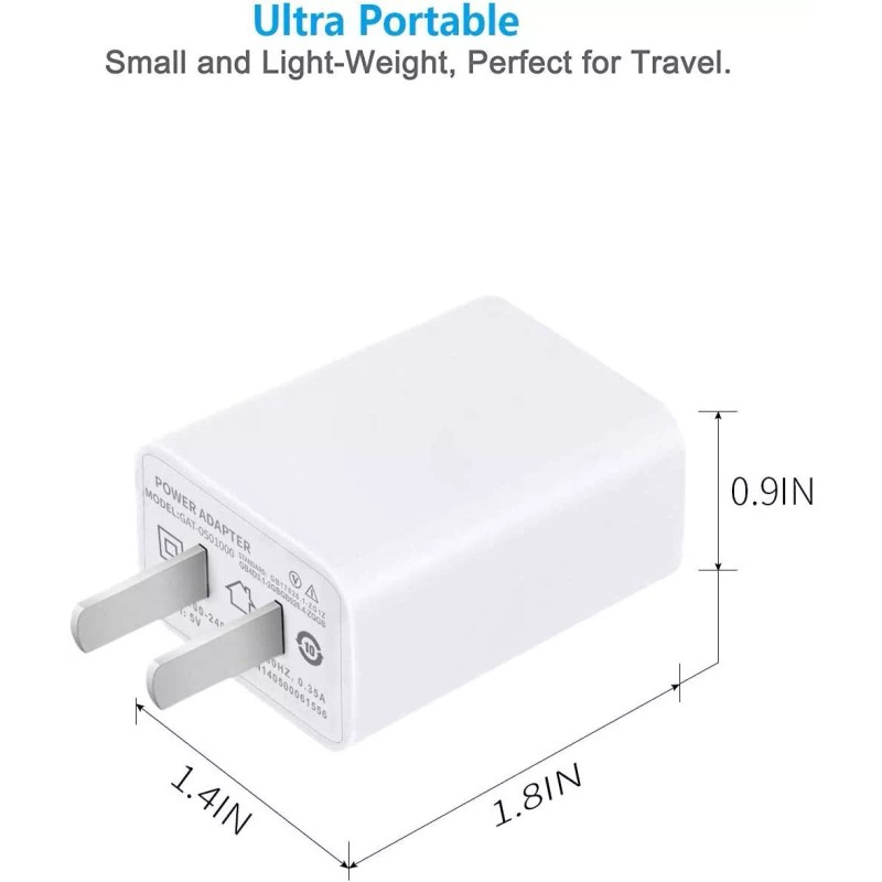 Unbranded 1-2 US Plug 5V 2A USB Port Wall Charger