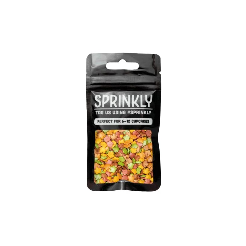 SPRINKLY - Sprinkle Shapes - Autumn Leaves - 25g