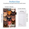 Server Book Organizer, Cartoon Cat Server Books for Waitress, PU