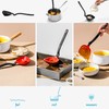Dreamfarm Fladle Fold-Flat, Space-Saving Serving & Cooking Ladle Measures up