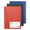 Q-Connect Polypropylene Display Book 40 Pocket Red KF01258