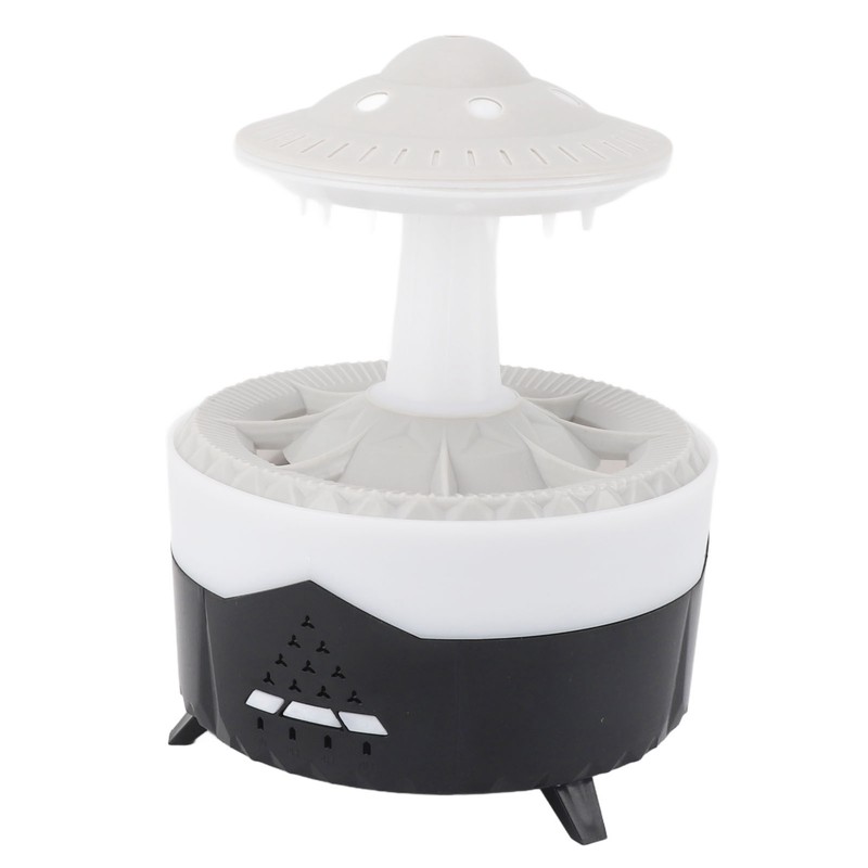 Water Drip Aromatherapy Diffuser 7 Color Light Mushroom Rain Humidifier