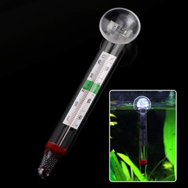 10 Pieces Aquarium Floating Fish for Thermometers Easy to Read Messy Wires Suck Inside of Terrarium