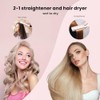 Slopehill 2-in-1 Hair Straightener and Blow Dryer, Professional Hair Styling