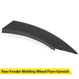 CHEDA Left Rear Fender Molding Wheel Flare Garnish Compatible with Santa Fe Sport 2.0L & 2.4L 2013-2018 87741 4Z000, 877414Z000