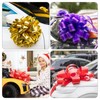 MACHSWON 10pcs 4 Inch Pull Bow Metallic Gift Bows Ribbon