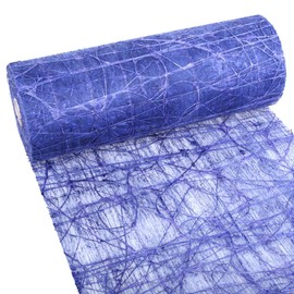 Dekoweb® Table Runner - Table Runner - Table Decoration - Dark Blue - 30 cm Width - 15 m Length - 54-300-15-035