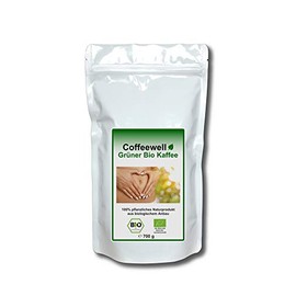 Coffeewell Grüner Bio Kaffee - Detox Organic Green Coffee 700g (for Coffee Enema) - GMP certified