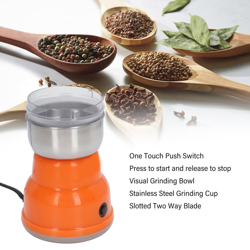 Electric Coffee Grinder 300W Stainless Steel Blade Grinding Coffee Beans