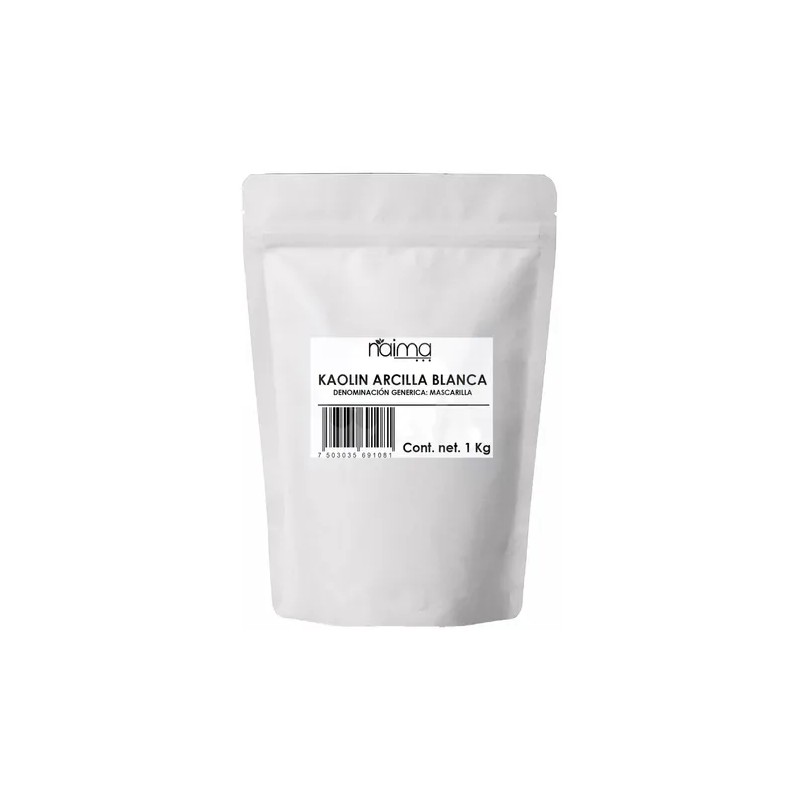 Arcilla Blanca Caolín 1 kg Ideal para mascarillas y piel