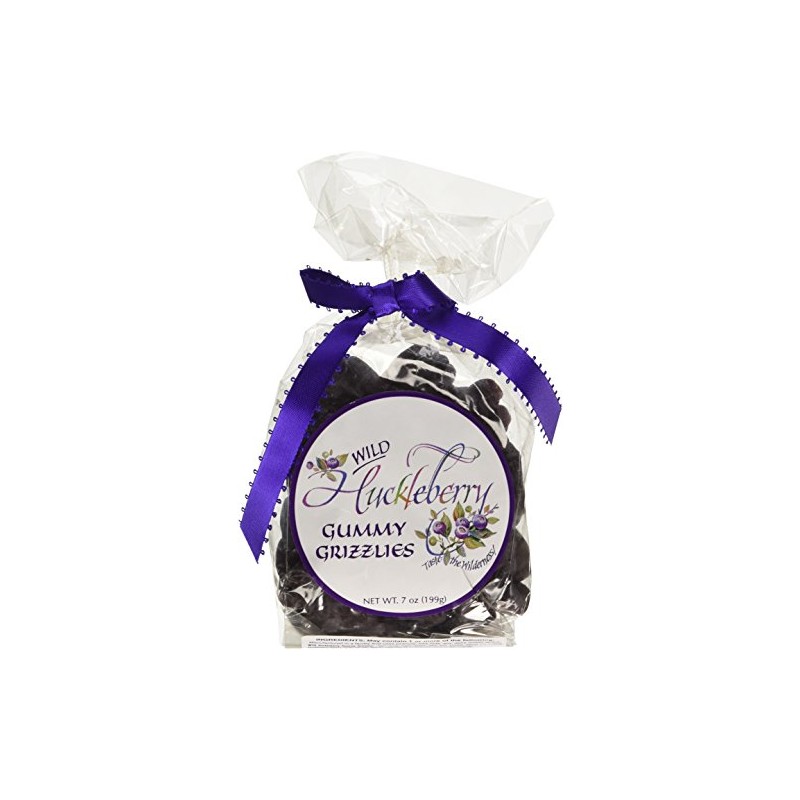 Taste The Wilderness,Wild Huckleberry Gummy Grizzlies, 7Oz